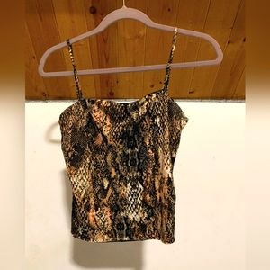 Eclipse Snakeskin Tank Top size M